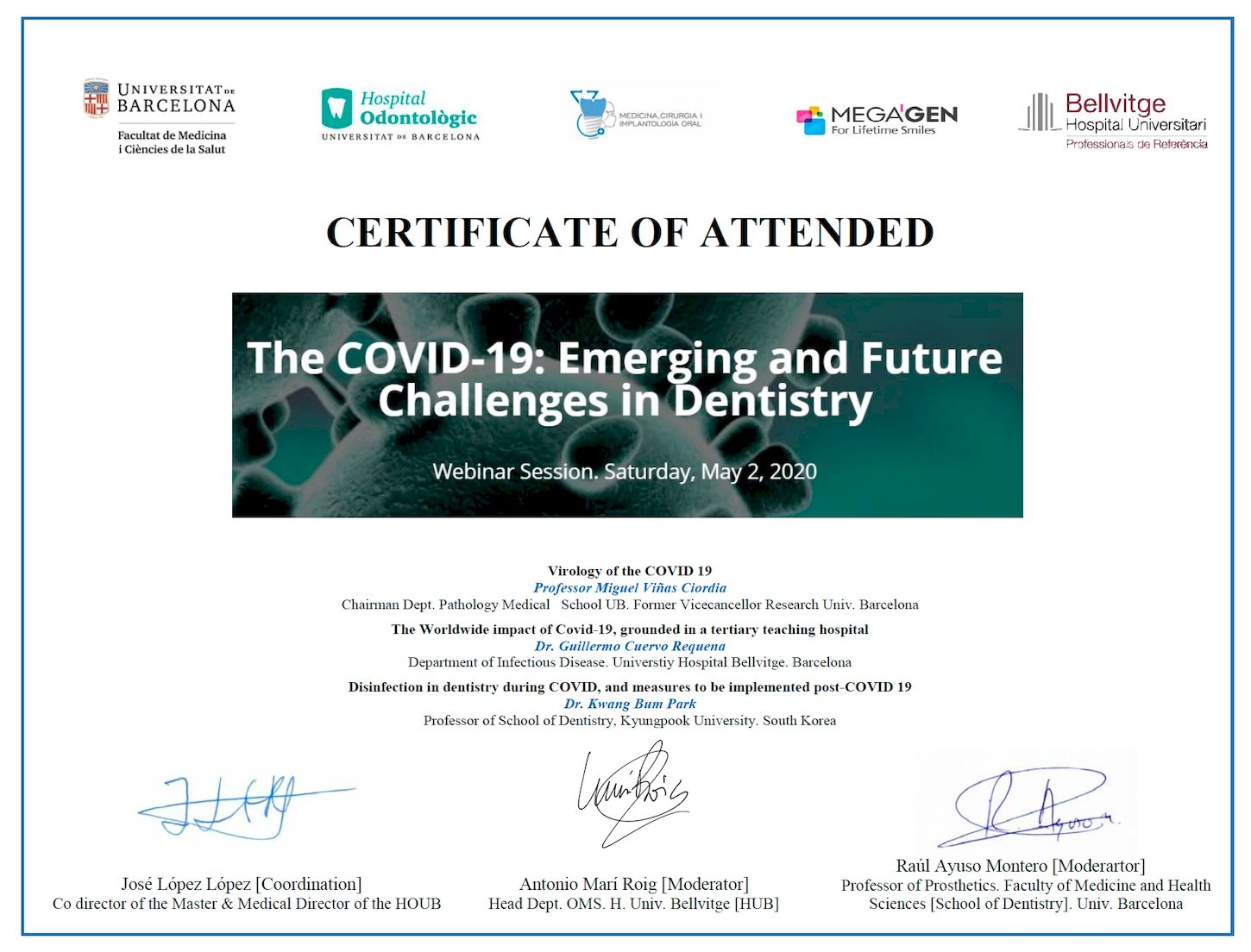 doctores romero The COVID-19: Emerging and Future Challenges in Dentistry Covid-19